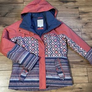 Patterned Roxy Ski Jacket